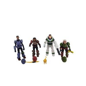 Mattel Disney Pixar Lightyear Figures Lot 4 a few accessories Toy Story Movie